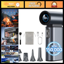 High-Power Mini Electric Air Duster 150,000 RPM - Compressed Air Blower Cleaner picture