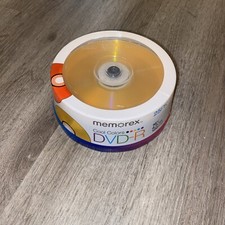 25 New Memorex 16X Cool Color Blank 4.7GB DVD-R 120Min Brand New Sealed picture