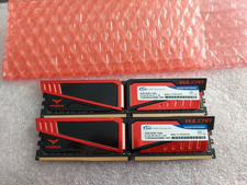 Pair 2 Tested GOOD XMP TeamGroup Vulcan 2x 4GB DDR4 2400 Gaming PC RAM DIMM 8GB picture