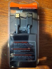 GigaWare USB 3.0 Extension Cable 6 ft USB-A Male to USB-A Female Black New picture