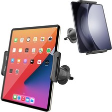 iPad Car Mount Air Vent Holder for 5-11 Inch Tablets and Phones, Metal Hook picture