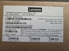 Lenovo ThinkPad Thunderbolt 3 Dock Gen 2 Docking Station Black 40AN0135US picture