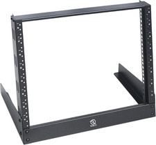 8u Tabletop Rack for Audio & Network, Desktop Rack Shelf With Tappered Holes  picture