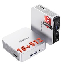 GEEKOM A5 Pro Premium Mini PC,AMD Ryzen5 7430U|16GB RAM(up to 96GB) 512GB SSD picture