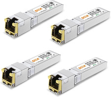 4Pack 10Gb SFP+ to RJ45 Ethernet Transceiver  10Gbase-T Copper SFP Module picture