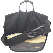 VTG L.L. Bean OWP-21 Messenger Bag Curved Crossbody Laptop Commuter Travel Pack picture