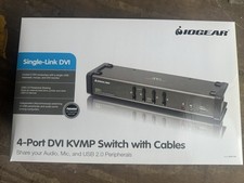 Iogear 4-Port DVI KVMP Switch with Cables Model GCS1104 picture