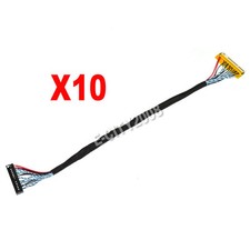 10pcs FIX-30Pin 2ch 6bit LVDS Cable for 15inch~19inch LCD Panel 6 LP171WP4-TLN1 picture