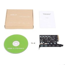 PCIe to USB 3.2 Gen 2 Expansion Card 20 Gbps Bandwidth 5 Ports 2*USB-A 3*USB-C picture