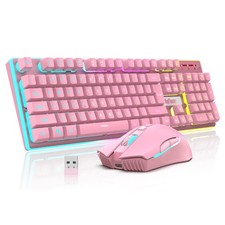RedThunder K10 Wireless Gaming Keyboard and Mouse Combo, LED Backlit picture