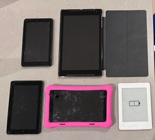 As-is Lot of Defective Tablets Readers Amazon Kindle TJD Digiland Kids picture