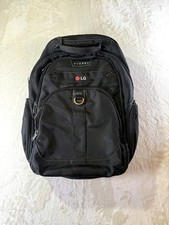 Everki Black Laptop Backpack LG Embroidered Logo Orange Lining Organizer picture
