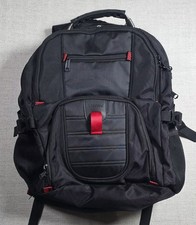 Yorepek 50L Extra Large Laptop Backpack (Black with Red Accents) picture