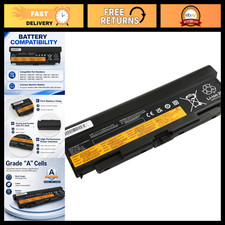 9 Cell 100WH Laptop Battery Replacement for Lenovo ThinkPad T440P - High Capacit picture