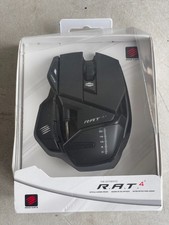 Mad Catz R.A.T. 4+ The Authentic Wired USB Optical Gaming Mouse Black New picture