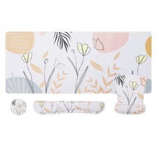 4in1 Ergonomic Memory Foam Wrist Rest Set Desk Pad Mouse Pad Support picture
