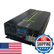 Krxny 2000W Off Grid Pure Sine Wave Power Inverter 12V Dc To 120V Ac 60Hz picture