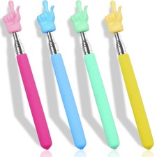 HungGato 4PCS Retractable Teacher Pointer for Classroom Kids Reading, Mini...  picture