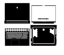 Dazzle Vinyl Laptop Special Sticker Skin For Alienware M18 R1 picture
