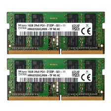 Hynix 32GB (2X16GB) DDR4 2133MHz PC4-17000 2RX8 SODIMM Memory Ram HMA82GS6CJR8N picture
