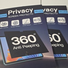 HALLOIVE 360 Privacy Screen Protector for iPad Air 11in Blue PETE Scratch/Smudge picture