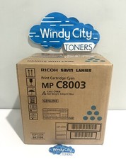 Ricoh MP C8003 Toner Cartridge 842199 Cyan 47,000 Page Genuine OEM Sealed NEW picture