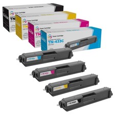 LD Compatible Brother TN431 / TN433 HY Black, Cyan, Magenta, Yellow Toner 4PK picture