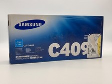 Genuine Samsung CLT-C409S Cyan Toner Cartridge for CLP-31x / CLX-317x OEM picture
