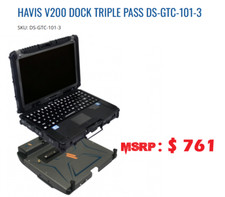 Havis DS-GTC-100 Series DS-GTC-101-3 Docking Station V200 Dock 3-Ant + Power Kit picture