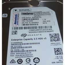 New 4XB0G88760 1TB ThinkServer 7200 00LA950 RPM SATA 3.5'' Hard Drive HDD picture