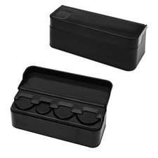 2PCS Coin Holder for Car, Portable Mini Change Storage with Coins of Differen... picture