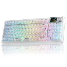 Aula F98Pro V3 Wireless Mechanical Keyboard Tri-Mode Hot-Swap RGB Screen Knob picture