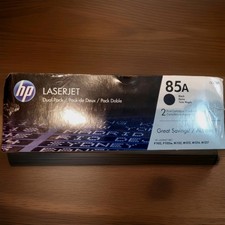 HP LaserJet 85A Toner Cartridges - 2 Pack Black. New, Sealed picture