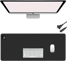 Heated Desk Pad & Mouse Pad – Adjustable Temp & Auto Shut-Off, Large picture