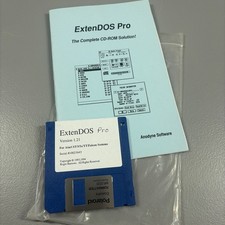 Vintage Software Package ExtenDOS Pro Atari CD-Rom Solution Anodyne Software 1.2 picture