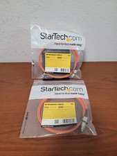 2x Lot STARTECH FIBLCSC1 1m Fiber Optical Networking Cables - NEW picture