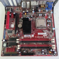 Abit FATAL1TY F-190HD Gaming PC Motherboard With CPU Intel '05 E4500 Core 2 Duo picture