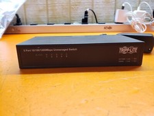 ⭐️⭐️⭐️⭐️⭐️ Tripp-Lite NG5 5 Port 10/100/1000Mbps Unmanaged Switch w Power Cord picture