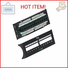 ICC CAT5e Patch Panel, UL Listed & PoE++ Rated Gigabit Applications, Wall Mount picture