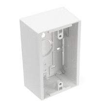 Leviton 42777-1WA Surface Mount Backbox, Single Gang, White, Box Depth Is 1.89 picture