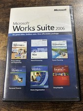 Microsoft Works Suite 2006, COMPLETE /w All 5 Discs Plus Product Key - Preowned picture