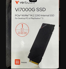(BEST) Verbatim Vi7000G 1TB PCIe NVMe M.2 2280 Internal SSD Heatsink PS5/PC picture