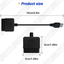 1 x Adapter Cable Converter 15cm for PS2 controller with your for PS3 or PC picture