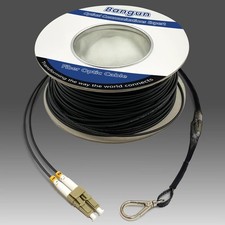 Bangun 50 Meters OM3 Fiber LC to LC Outdoor Armored Fiber Optic Cable, 10GB/G... picture