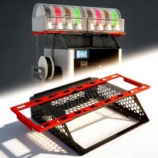 H2 AMS Stand Holder for Bambu-Lab H2D H2S H2C 3D Printers,Space Saving 2-AMS Sta picture