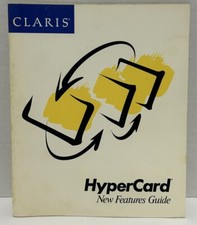 Claris HyperCard New Features Guide 1990 Macintosh Collector Vintage picture