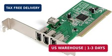 StarTech 4-Port PCI 1394a FireWire Adapter Card, TAA (PCI1394MP) | 3 External 1 picture