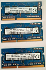 3x DDR3 Laptop RAM PC3L-12800S SO-DIMM Mixed SK Hynix 2GB + 4GB + 4GB 10GB Lot picture