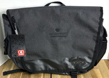 OGIO Laptop Messenger Bag Shoulder Strap W/Logo on Front Charcoal Gray NWT picture
