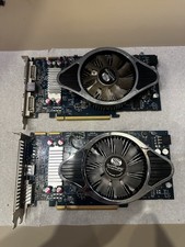 Two (2) Sapphire AMD Radeon HD 4830 512MB PCI-E Crossfire Video Cards & bridges picture